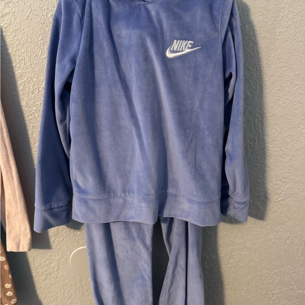 Nike Blue Velour Tracksuit